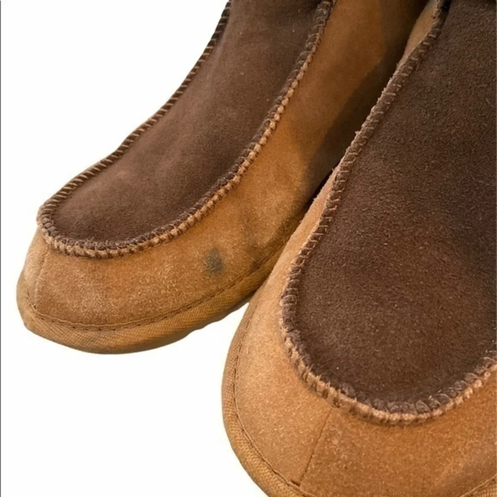 UGG Whitley Suede‎ Tan Brown Lace Up Winter Snow Boots Size 6